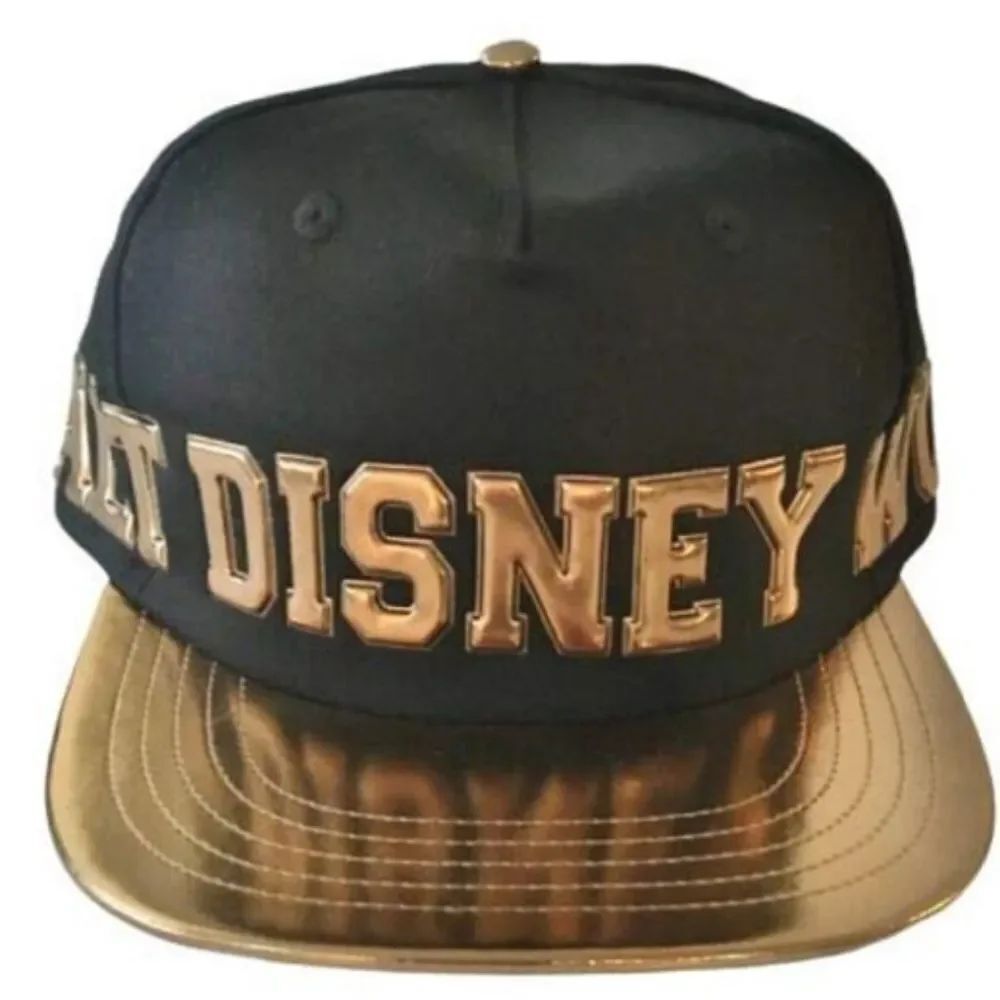 BRAND NEW DISNEY PARKS WALT DISNEY WORLD BELLE OF THE BALL BRONZE GOLD LOGO CAP